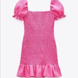 Pink Zara dress